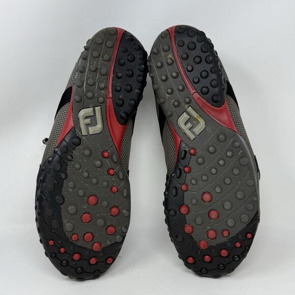 Footjoy M Project Golf Shoes Mens 8 W Wide Gray Black Spikeless 55247 - Picture 13 of 15